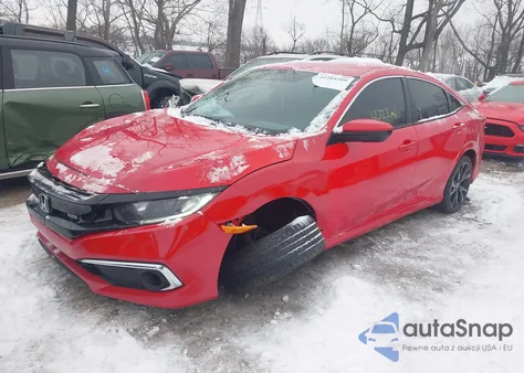 2020 Honda Civic Sport z USA, uszkodzony, nr VIN 2HGFC2F89LH539664